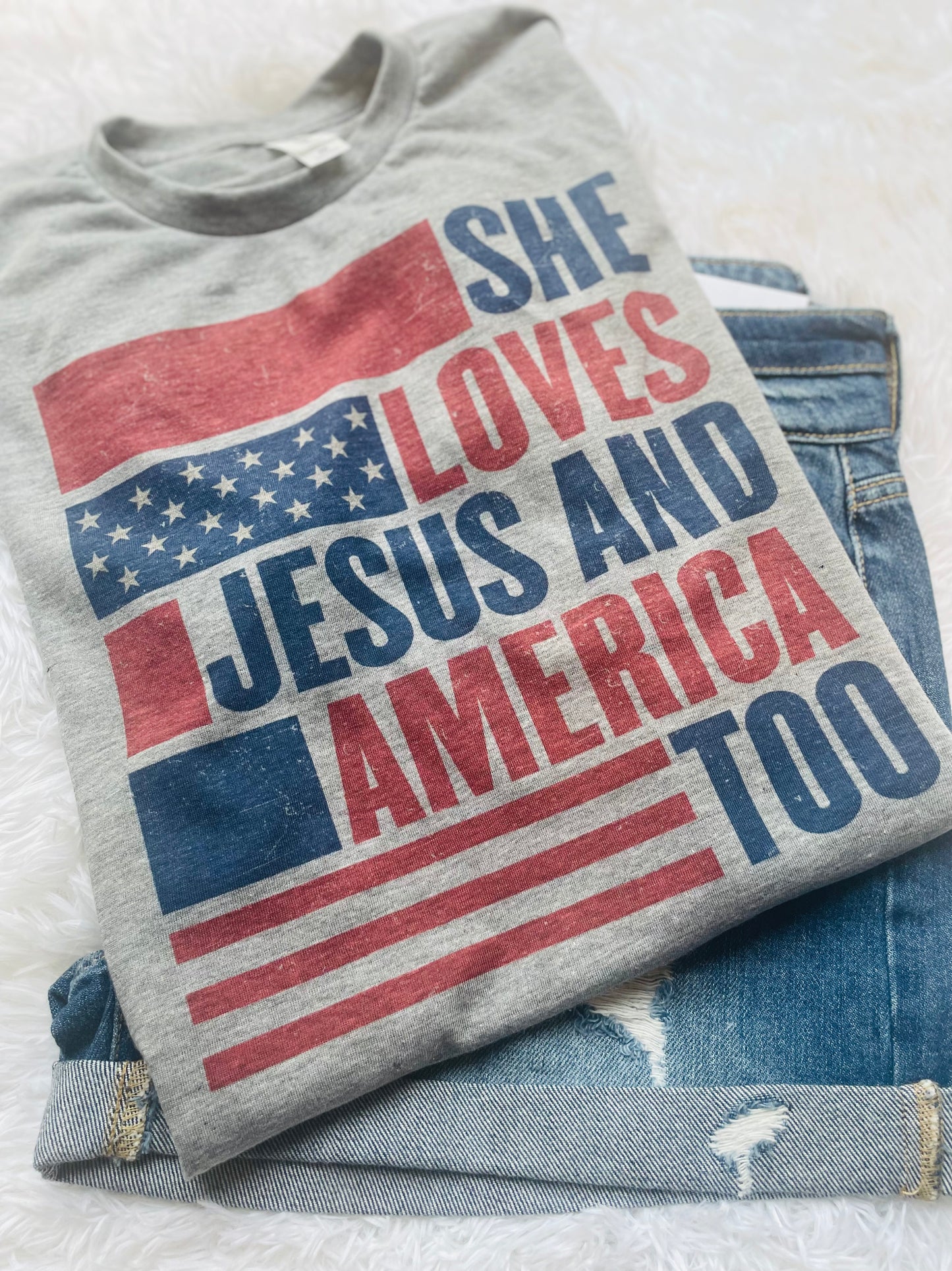 She Loves Jesus And America Too (wholesale)