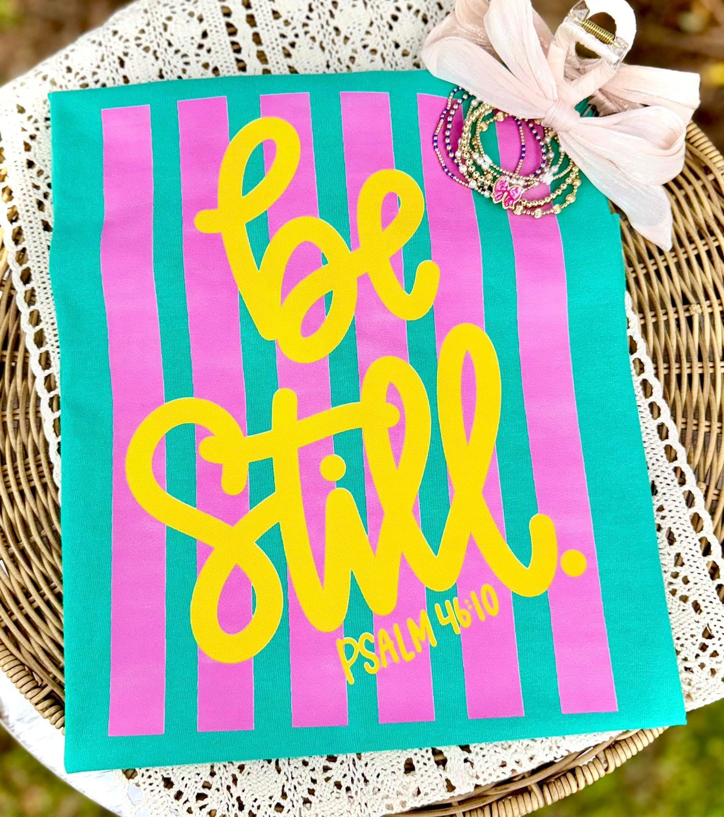 Be Still Psalm *yellow/pink* (wholesale)