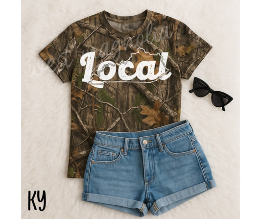 LOCAL state camo tee (wholesale)
