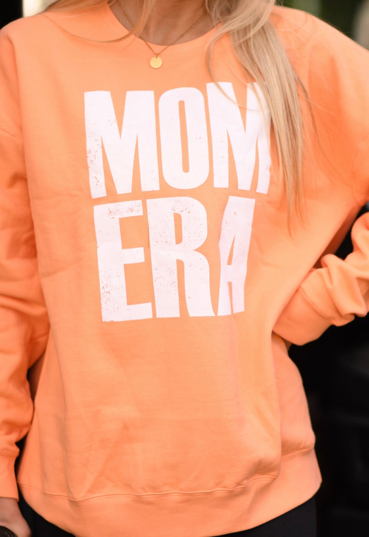RTS Mom Era Sweatshirts - CANTALOUPE