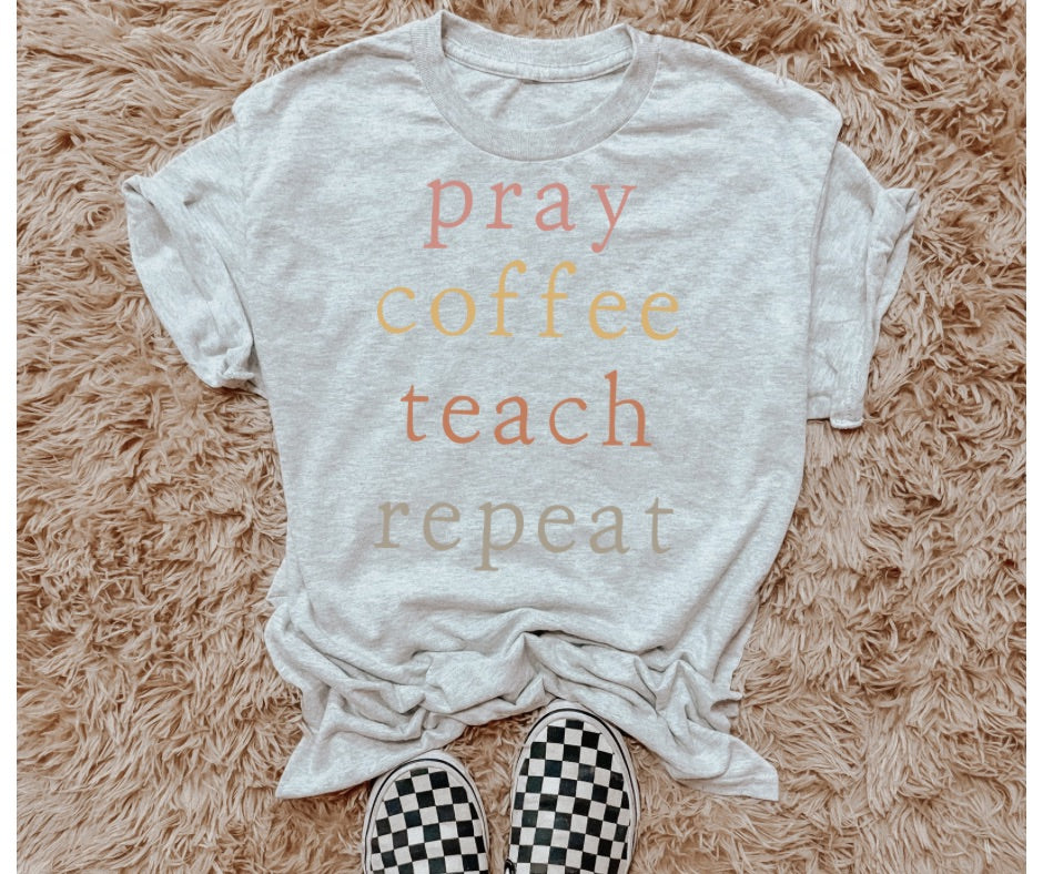Pray Coffee Teach Repeat (wholesale)