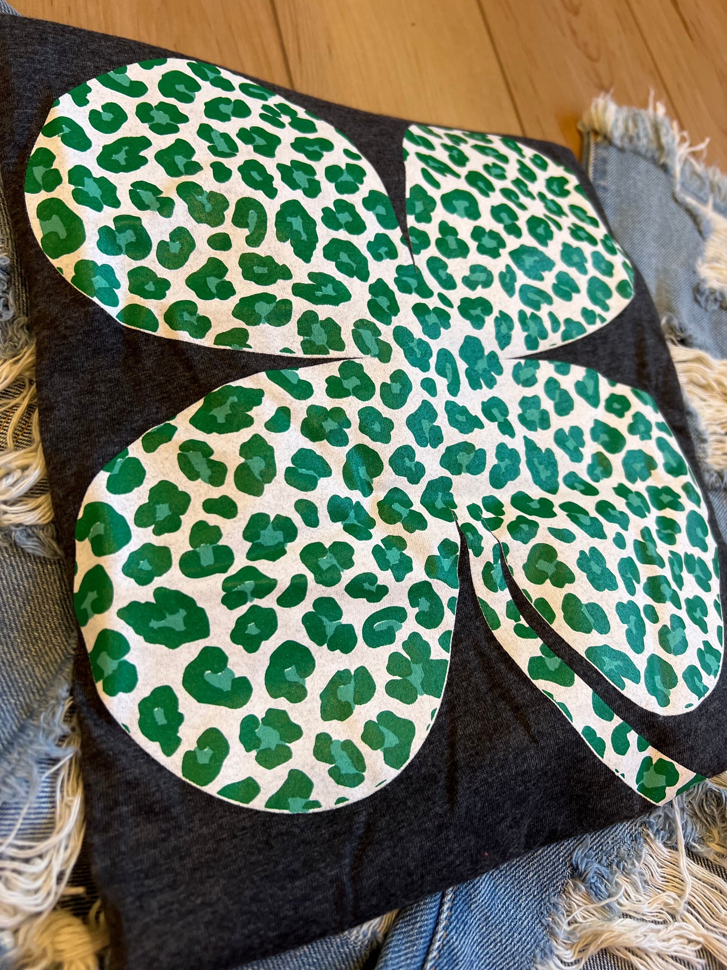 Leopard Print Shamrock PREORDER (SHIP DATE 2/24)