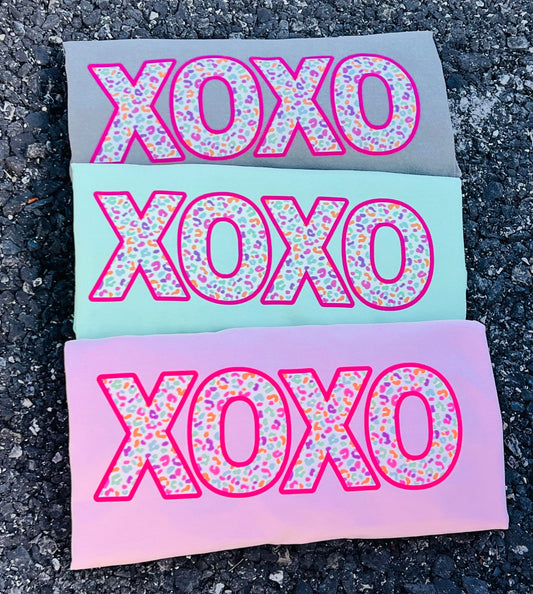 XOXO Multi Color Leopard PREORDER (SHIP DATE 1/3)