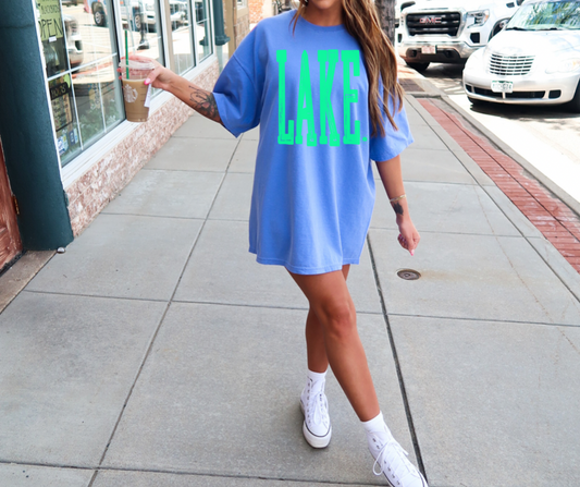 neon lake tee/tank (wholesale)