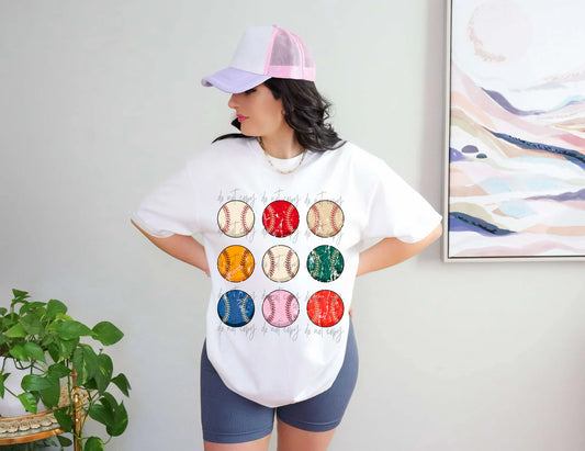 boho baseball collage (wholesale)