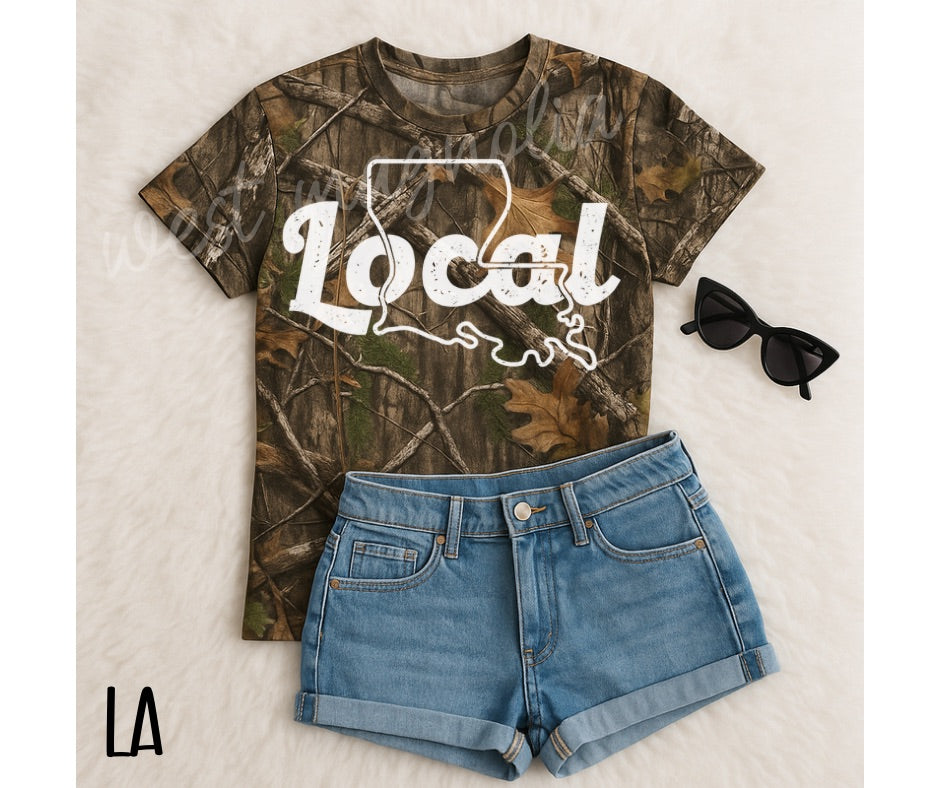 LOCAL state camo tee (wholesale)