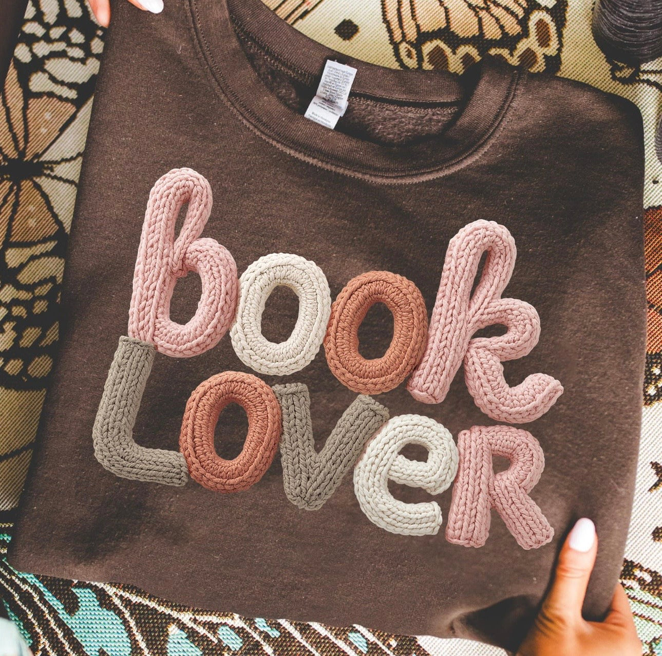faux yarn book lover (wholesale)