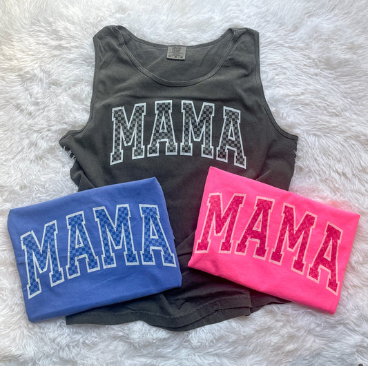 MAMA: checkered rainbow tank (wholesale)