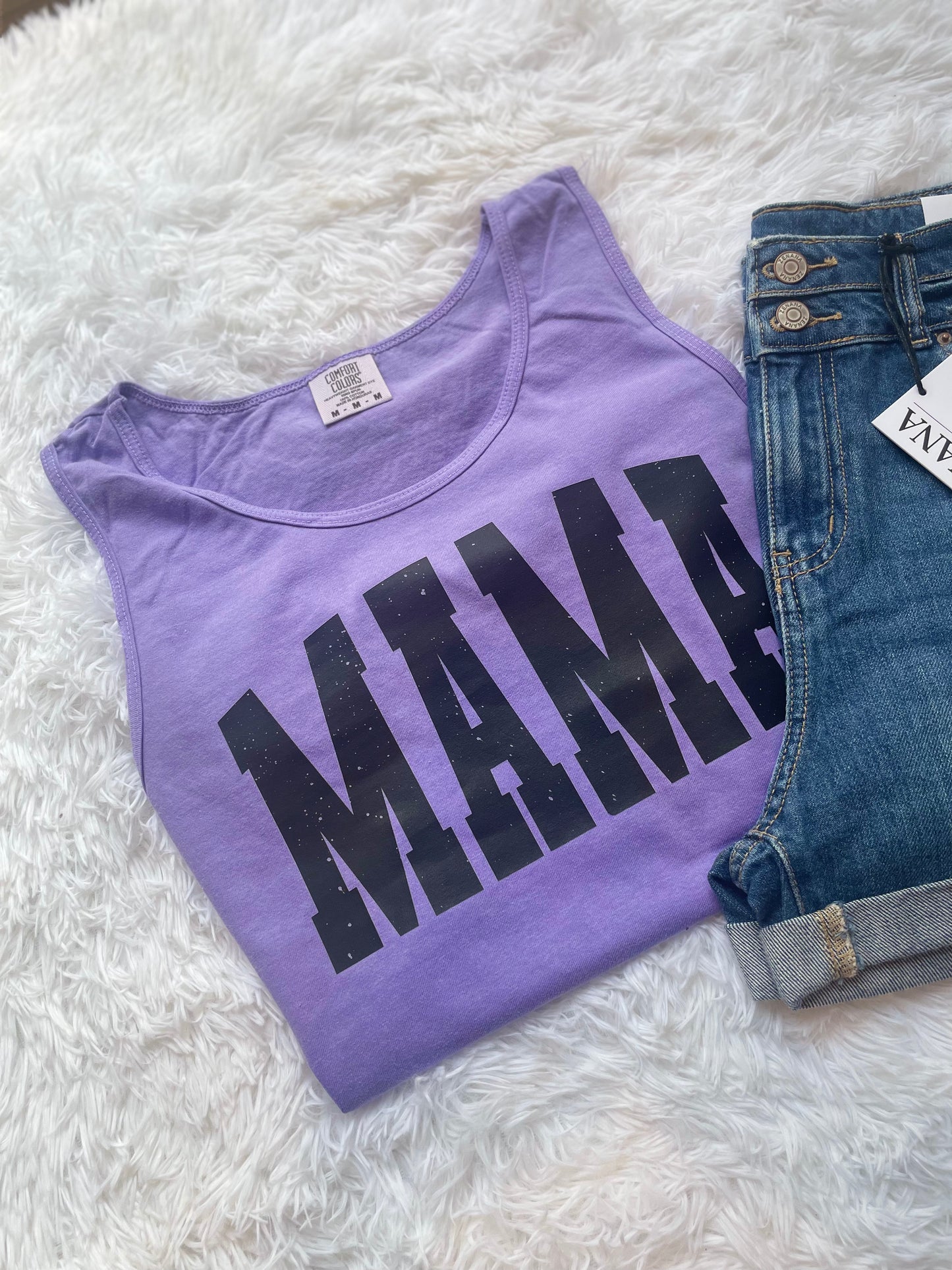 varsity mama tank (wholesale)