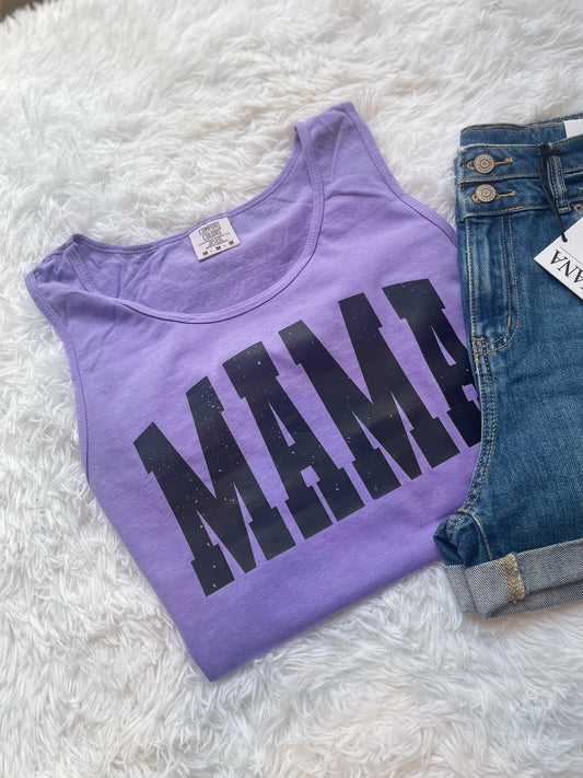 varsity mama tank (wholesale)