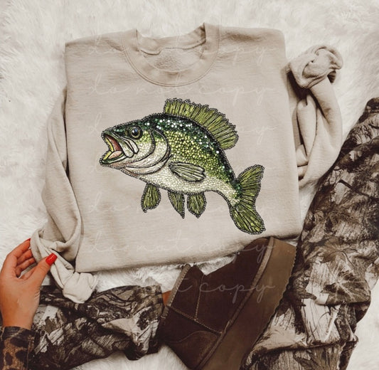 faux sequin fish (wholesale)