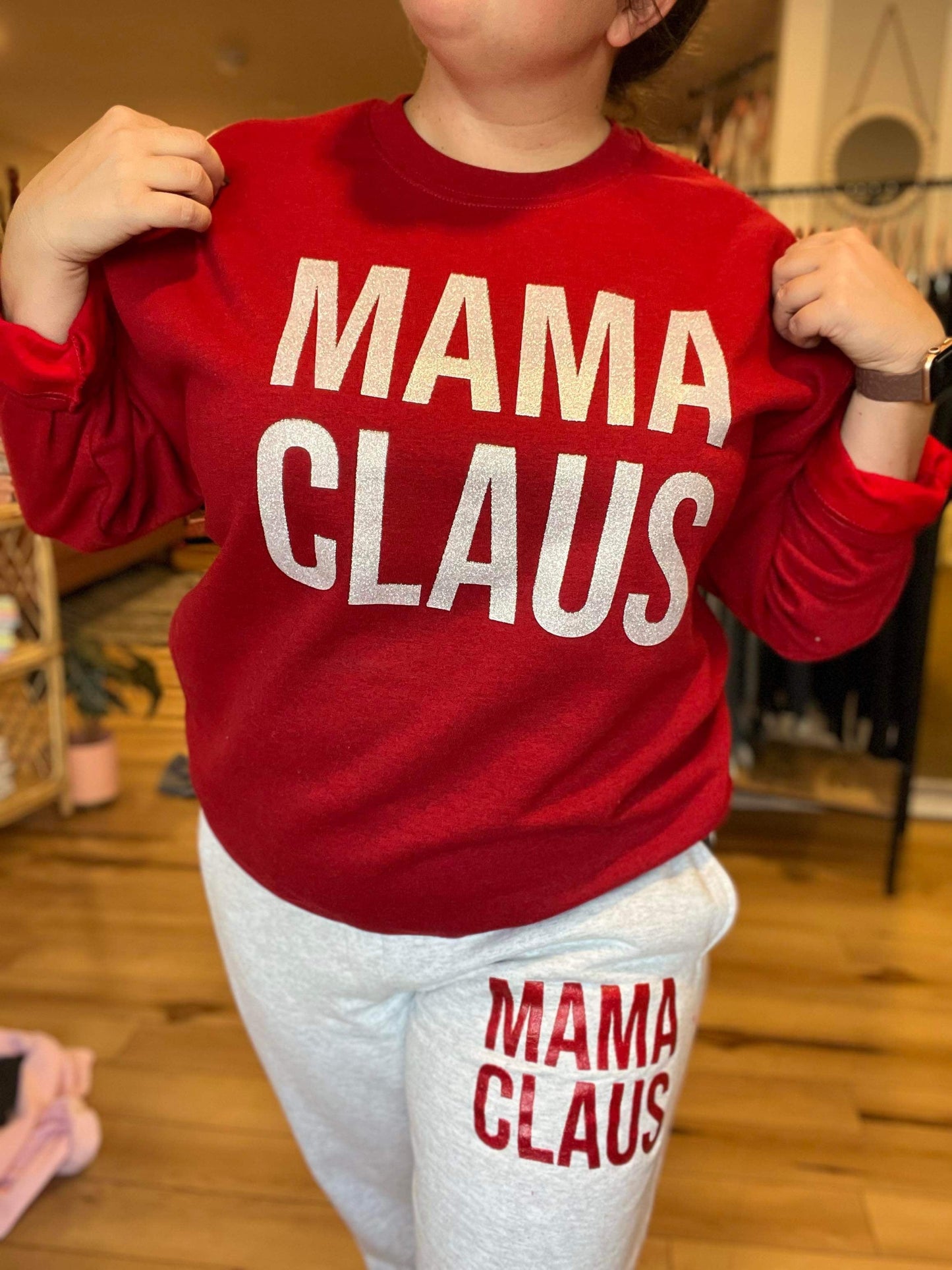 Traditional Mama Claus Crew OR Jogger PREORDER (SHIP DATE 11/4)