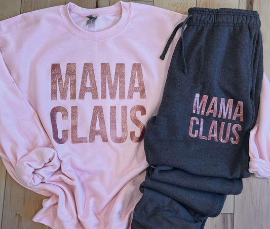 Preppy Mama Claus Crew OR Jogger PREORDER (SHIP DATE 11/4)