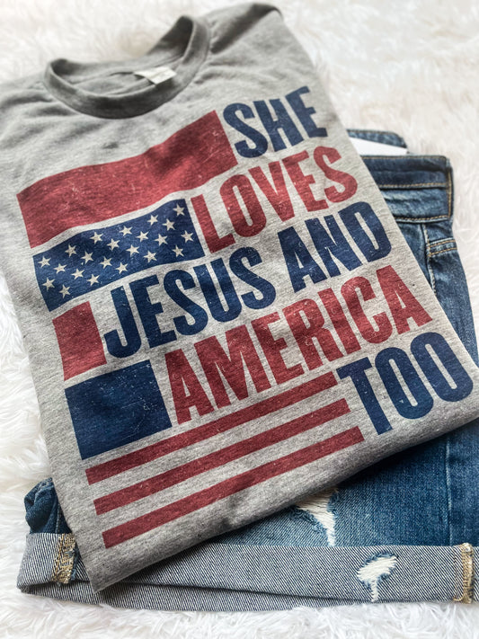 she loves Jesus and America too