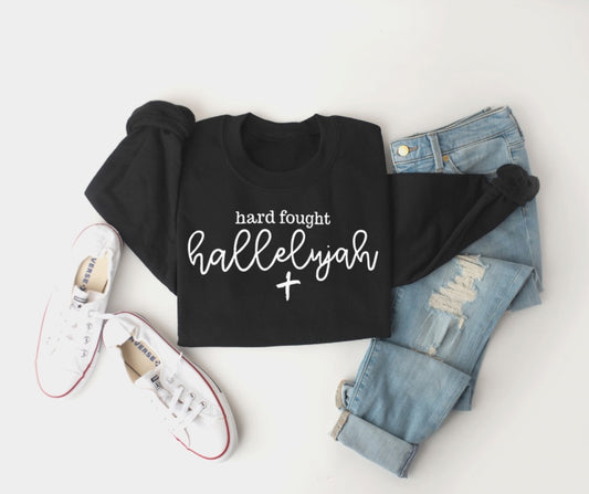 Hard Fought Hallelujah black/white (wholesale)