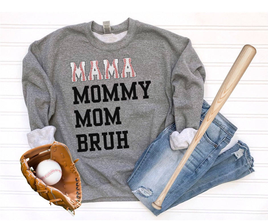 Mama Mom Bruh baseball version (wholesale)