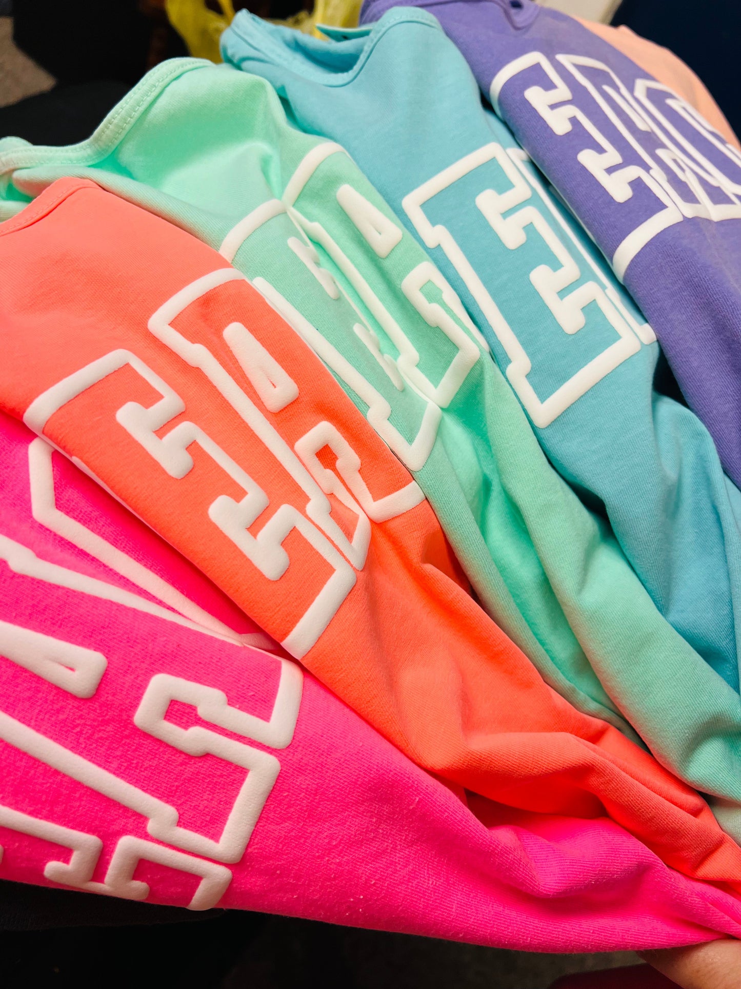 Neon Beach PUFF Tanks PREORDER (SHIP DATE 7/5)
