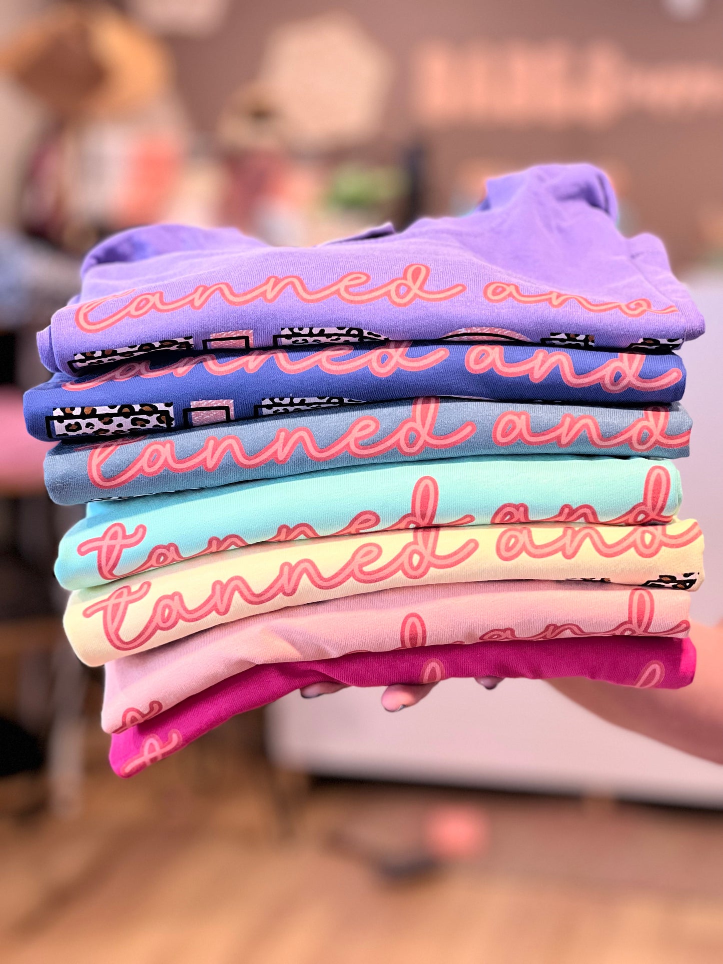 Tanned & Tipsy Rainbow Leopard PREORDER (SHIP DATE 6/22)