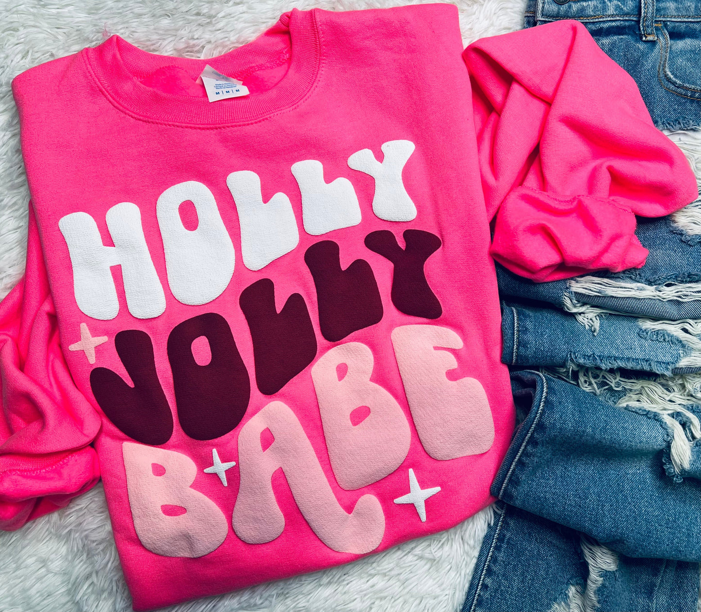 Holly Jolly Babe SWEATSHIRT - PREORDER (SHIP DATE 11/4)