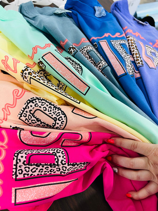 Tanned & Tipsy Rainbow Leopard PREORDER (SHIP DATE 6/22)