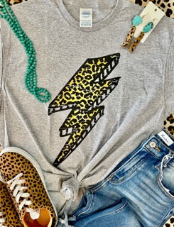 Leopard Lightning Bolt